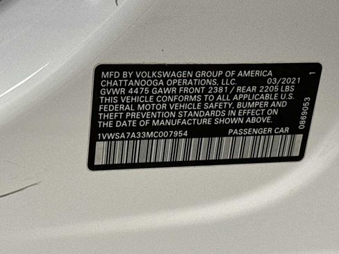 Used 2021 Volkswagen Passat 2.0T SE image 11