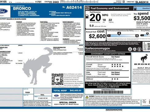 Used 2025 Ford Bronco Big Bend AWD/4WD image 4