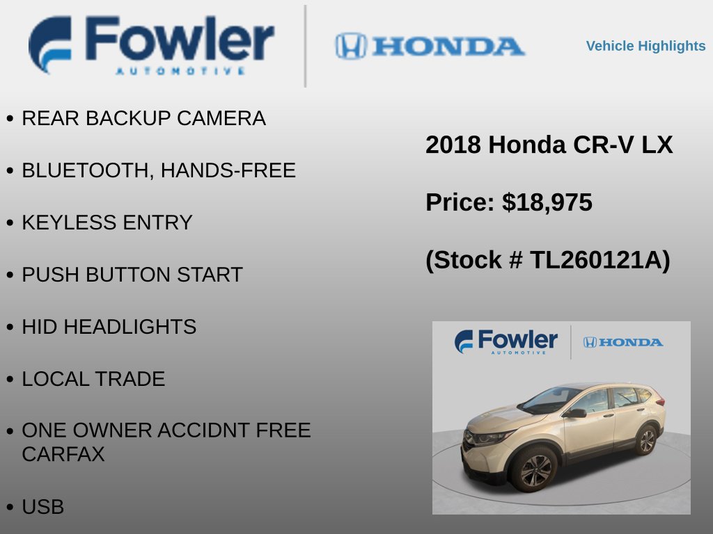 Used 2018 Honda CR-V LX image 4