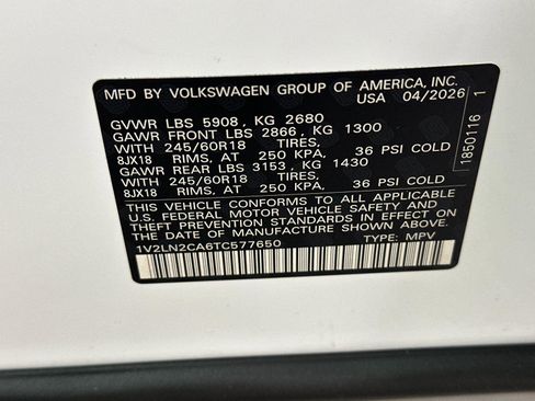 New 2026 Volkswagen Atlas SE AWD/4WD image 27