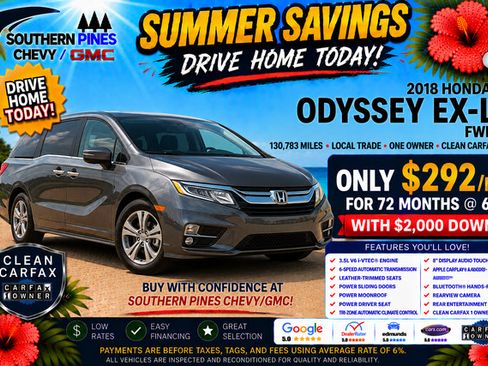 Used 2018 Honda Odyssey EX-L image 5