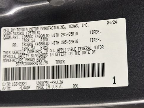 Used 2024 Toyota Tundra TRD Pro AWD/4WD image 29