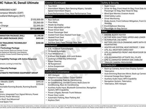 Used 2025 GMC Yukon XL Denali Ultimate w/ LPO, Illumination Package AWD/4WD image 6