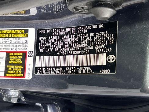 Used 2019 Toyota Avalon Limited w/ All Weather Liner Package FWD image 33