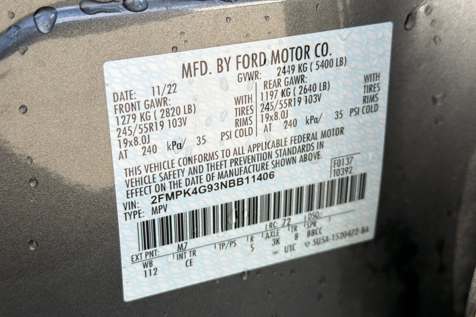 Used 2022 Ford Edge SE w/ Black Appearance Package AWD/4WD image 32