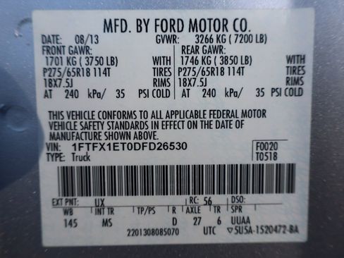 Used 2013 Ford F150 XLT w/ XLT Chrome Pkg image 45