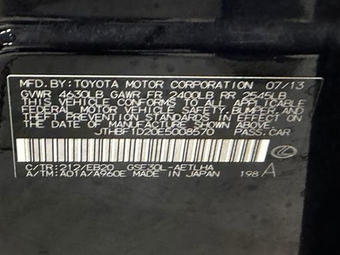 Used 2014 Lexus IS 250 w/ F-Sport Package RWD image 36