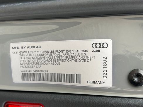 Used 2022 Audi S5 Premium Plus w/ Premium Plus Package image 84