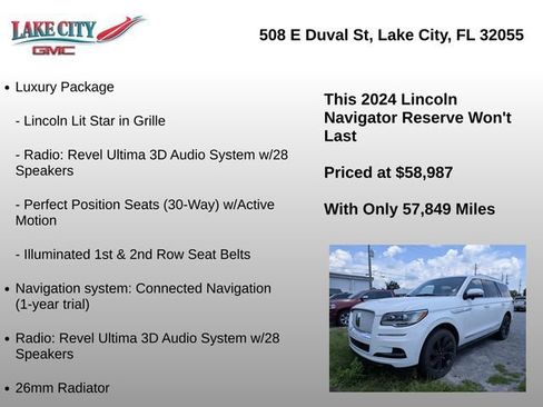 Used 2024 Lincoln Navigator Reserve AWD/4WD image 15