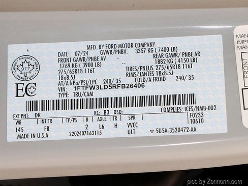 Used 2024 Ford F150 XLT w/ Equipment Group 302A MID image 33