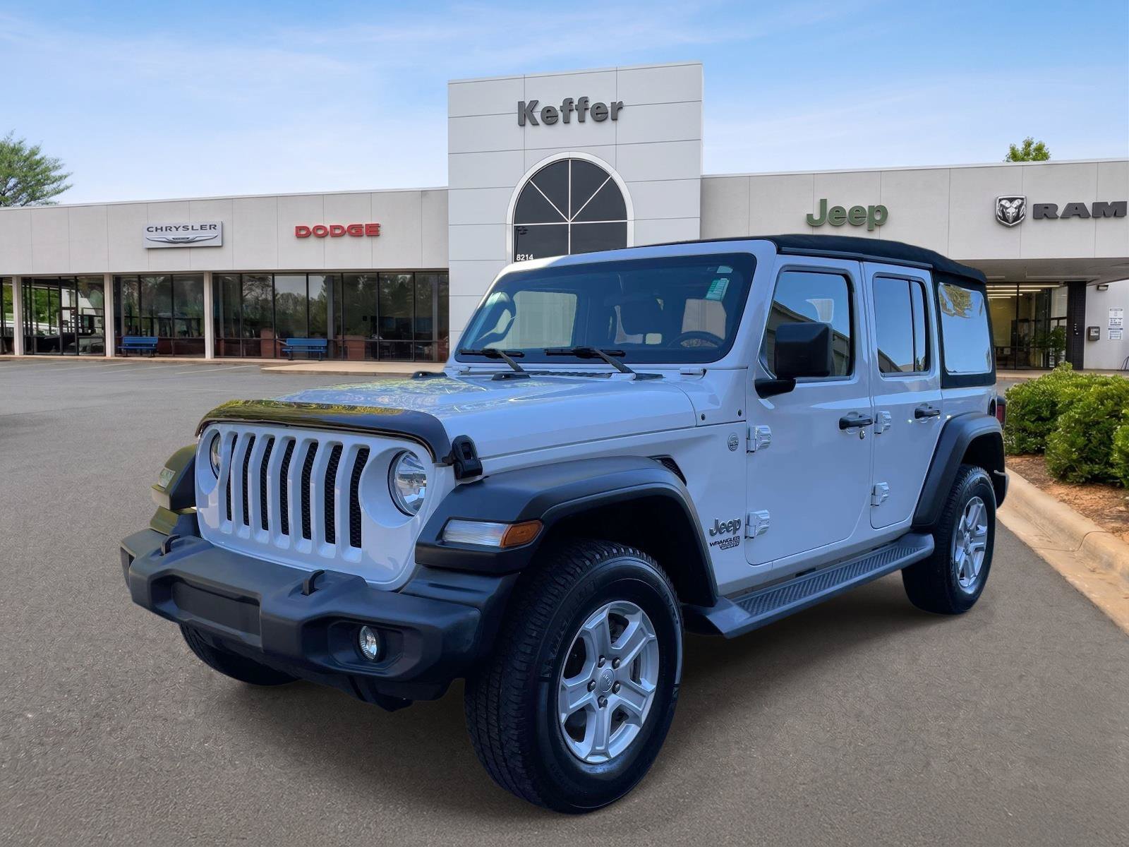 Certified 2021 Jeep Wrangler Unlimited Sport AWD/4WD image 1
