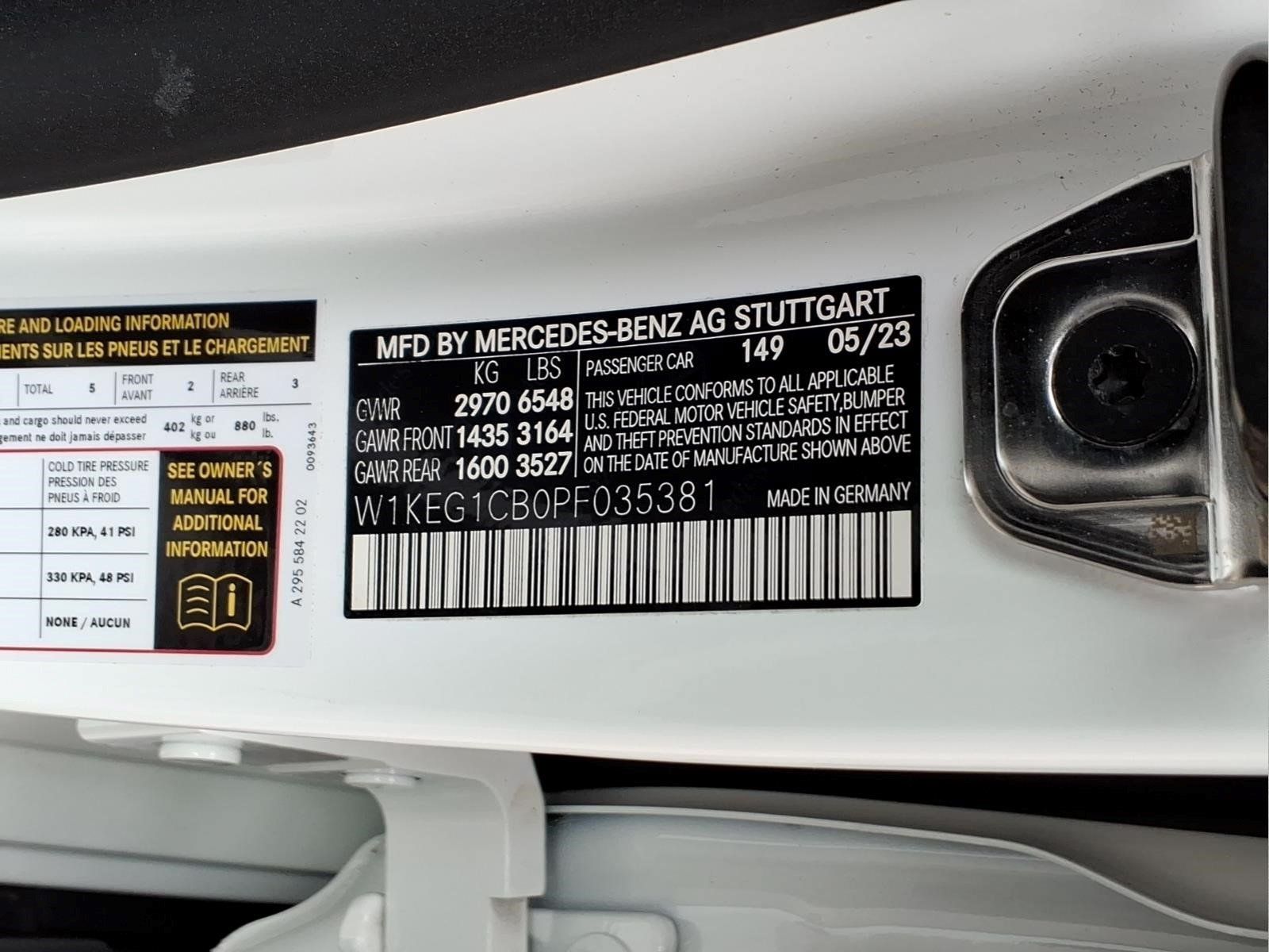 Certified 2023 Mercedes-Benz EQE 350+ 4MATIC Sedan image 31