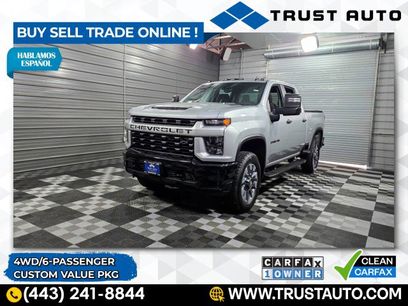 Used 2021 Chevrolet Silverado 2500 Custom w/ Custom Value Package