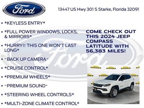 Used 2024 Jeep Compass Latitude AWD/4WD image 10