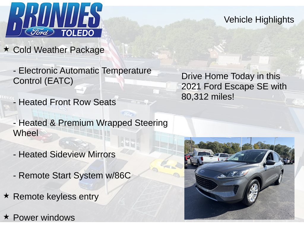 Used 2021 Ford Escape SE w/ Convenience Package AWD/4WD image 12