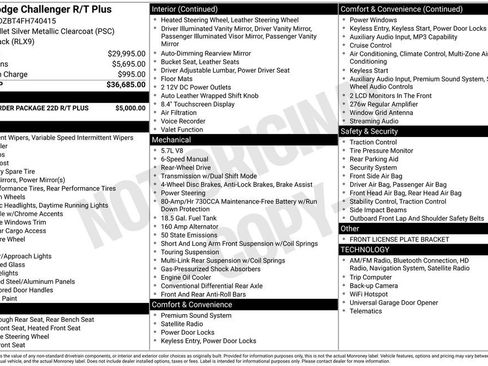 Used 2015 Dodge Challenger R/T Plus image 36