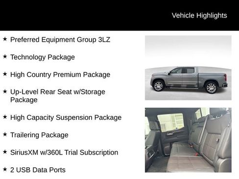 Certified 2025 Chevrolet Silverado 1500 High Country w/ High Country Premium Package image 3