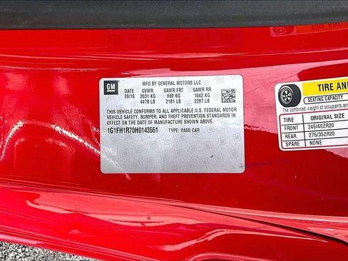 Used 2017 Chevrolet Camaro SS RWD image 31