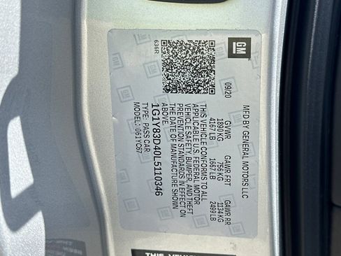 Used 2020 Chevrolet Corvette Stingray Premium Conv w/ 3LT Preferred Equipment Group RWD image 26