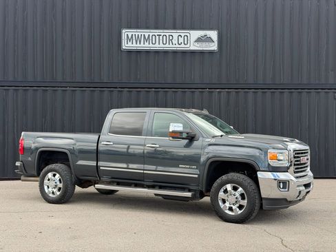 Used 2018 GMC Sierra 3500 SLT w/ Duramax Plus Package AWD/4WD image 1