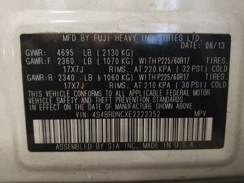 Used 2014 Subaru Outback 3.6R Limited image 33