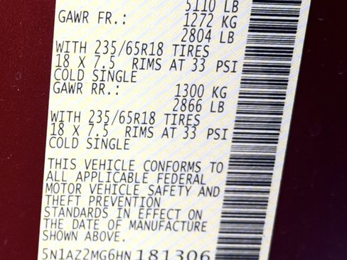 Used 2017 Nissan Murano S w/ Navigation Package FWD image 33