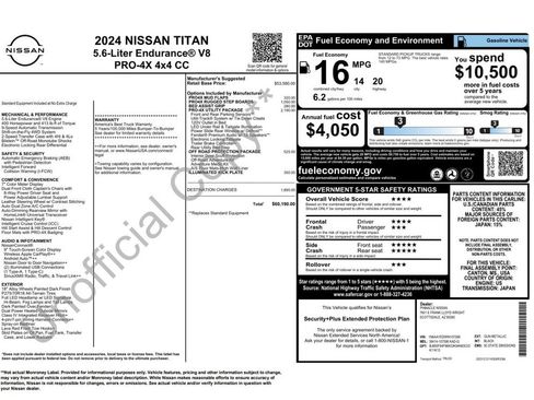 Used 2024 Nissan Titan PRO-4X w/ Pro-4x Utility Package AWD/4WD image 5
