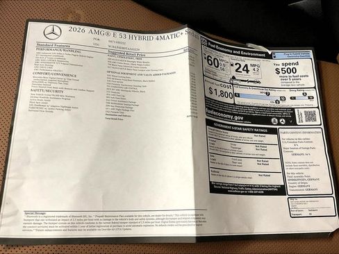 New 2026 Mercedes-Benz E 53 AMG e 4MATIC Sedan image 13