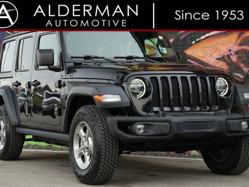 Used 2021 Jeep Wrangler Unlimited Sport image 1