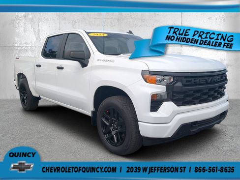 Certified 2025 Chevrolet Silverado 1500 Custom AWD/4WD image 1