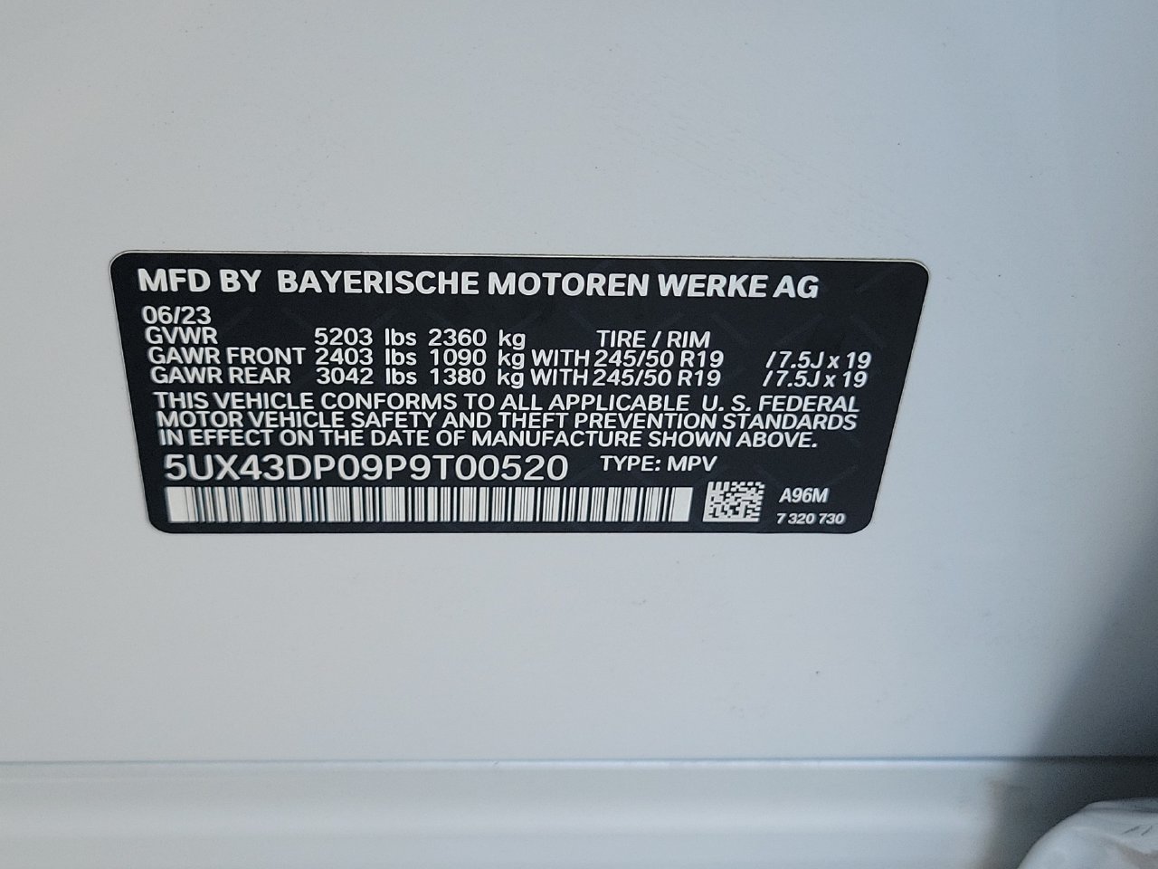 Used 2023 BMW X3 sDrive30i w/ M Sport Package RWD image 33