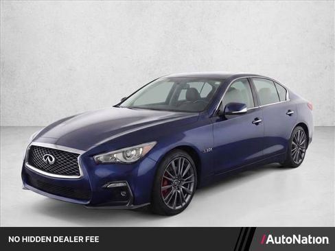 Used 2017 INFINITI Q50 Red Sport 400 RWD image 1