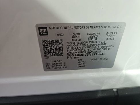 Used 2022 Chevrolet Equinox RS w/ LPO, Floor Liner Package image 29