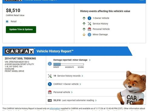 Used 2014 FIAT 500L Trekking w/ Popular Equipment Group image 26