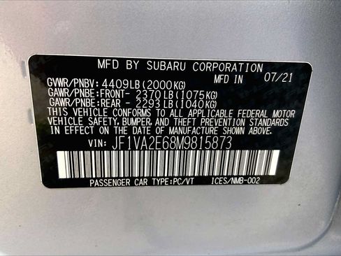 Used 2021 Subaru WRX STI AWD/4WD image 33