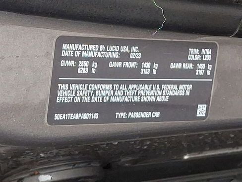 Used 2023 Lucid Air Touring image 38