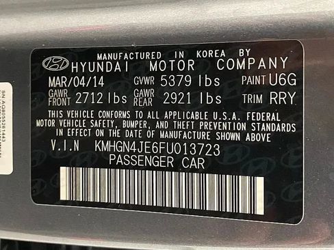 Used 2015 Hyundai Genesis 3.8 RWD image 23
