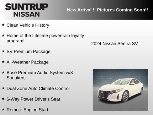 Used 2024 Nissan Sentra SV w/ SV Premium Package FWD image 6