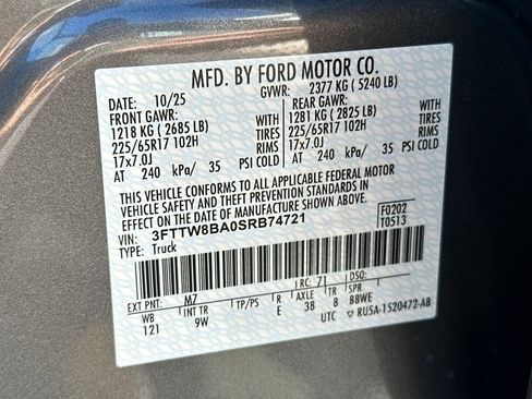 New 2025 Ford Maverick XL w/ Equipment Group 102A image 26