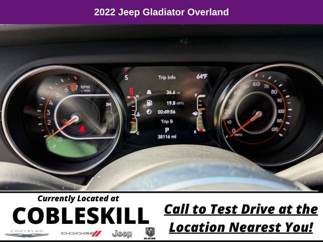 Used 2022 Jeep Gladiator Overland w/ Popular Equipment Package AWD/4WD image 17