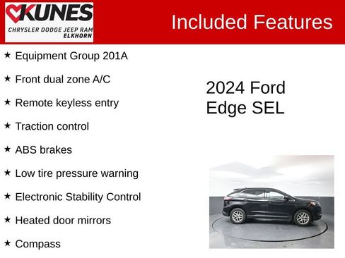 Used 2024 Ford Edge SEL AWD/4WD image 3