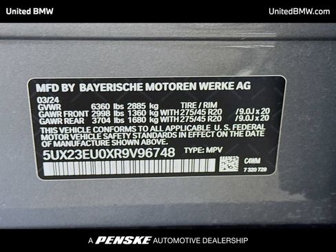 Used 2024 BMW X5 xDrive40i w/ Parking Assistance Package AWD/4WD image 15