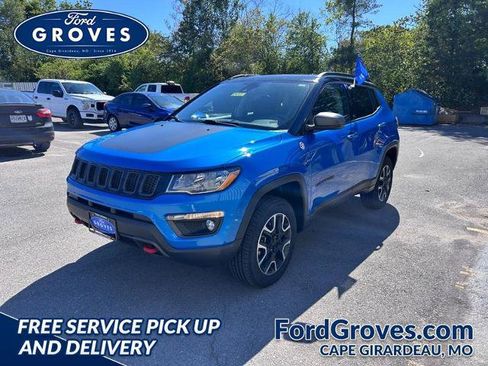 Used 2021 Jeep Compass Trailhawk w/ Sun and Sound Group AWD/4WD image 1