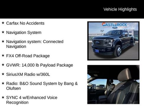 Certified 2022 Ford F450 Platinum w/ FX4 Off-Road Package image 7