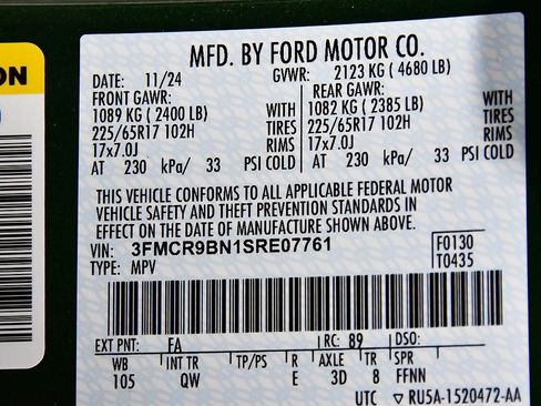 Used 2025 Ford Bronco Sport Big Bend w/ Convenience Package image 13