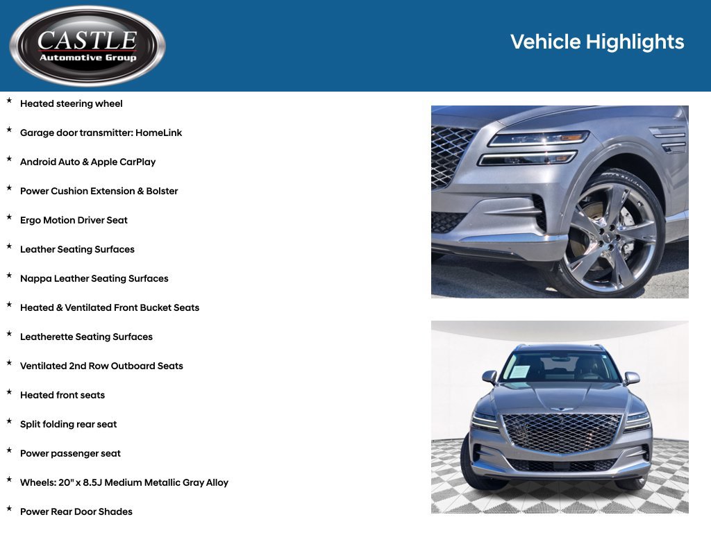 Used 2023 Genesis GV80 3.5T w/ Prestige Package AWD/4WD image 12