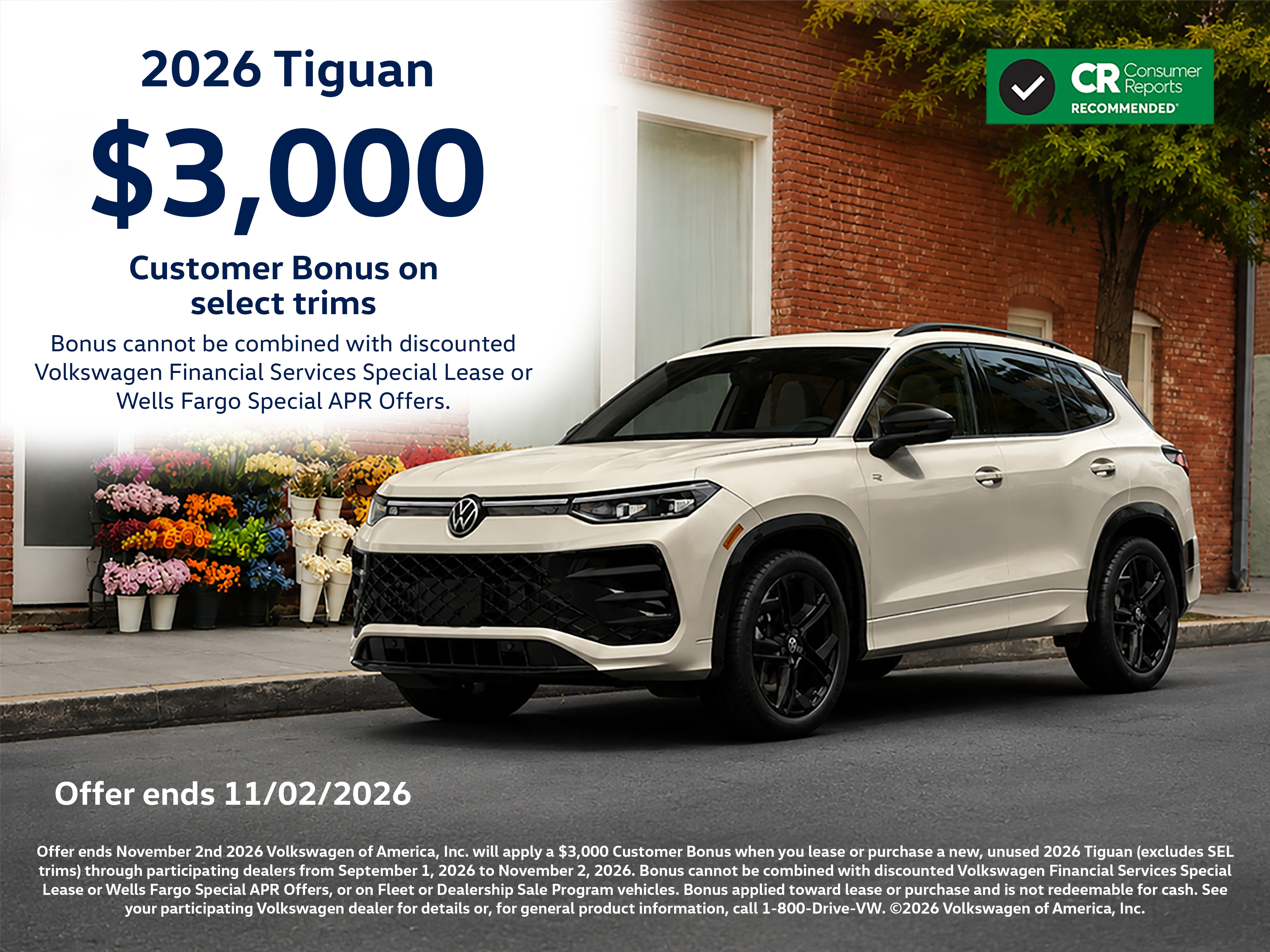 New 2026 Volkswagen Tiguan SE AWD/4WD image 2