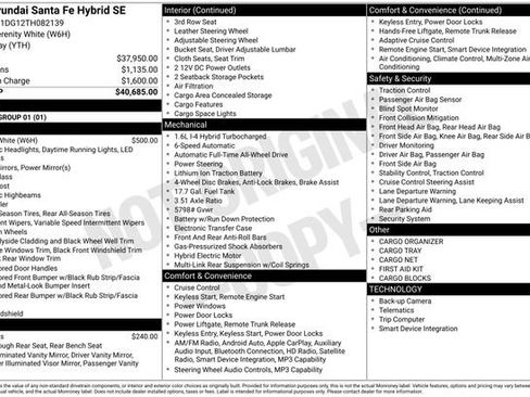New 2026 Hyundai Santa Fe SE image 24