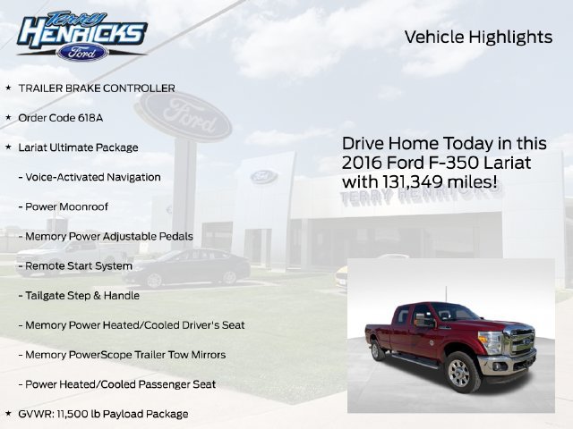 Used 2016 Ford F350 4x4 Crew Cab Super Duty image 4