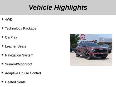 Used 2024 Kia Sportage X-Line w/ X-Line Premium Package AWD/4WD image 5